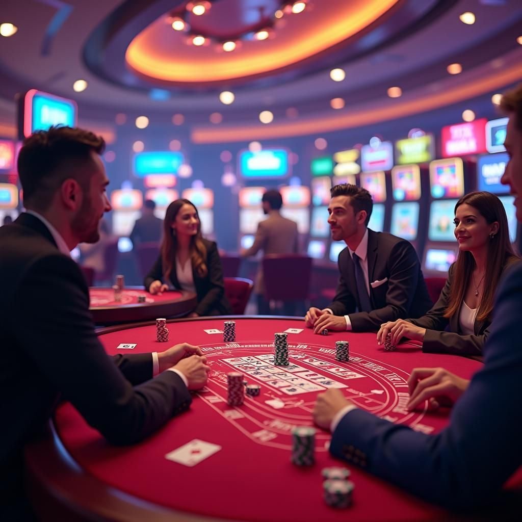 Mobile view of jackpot games and prize counters